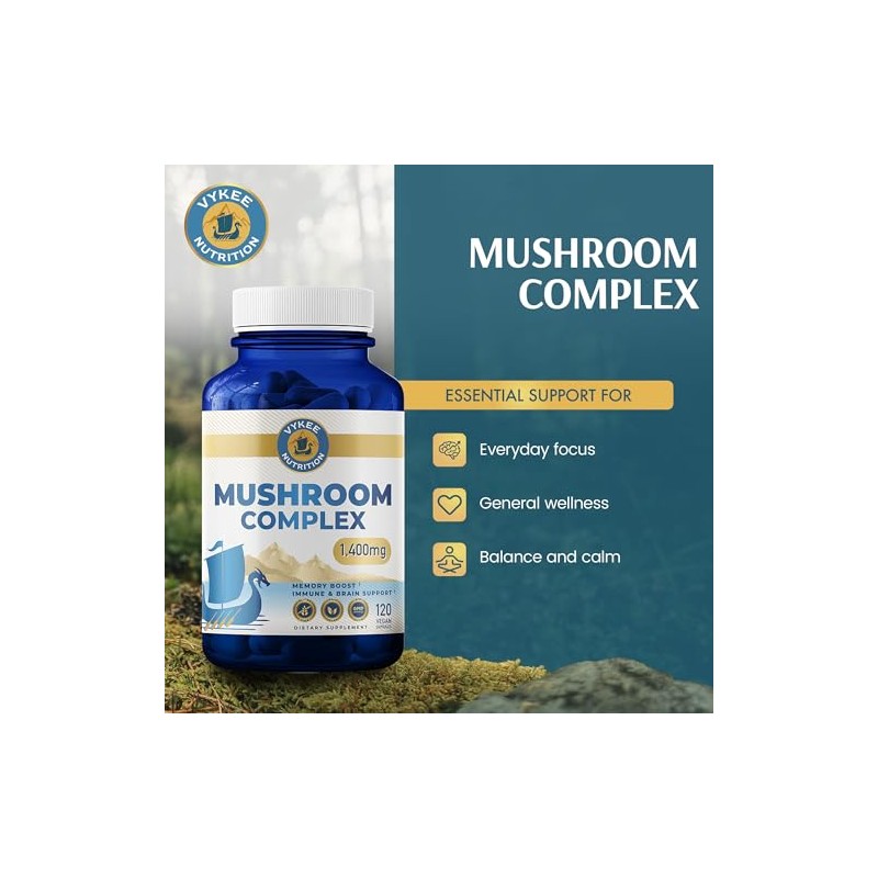 Vykee Nutrition Mezcla de Hongos: Reishi