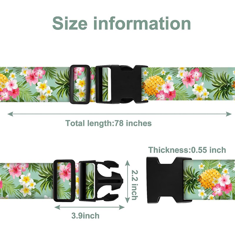 Luggage Straps, 2 Pcs Luggage Straps for Suitcases Strap Suitcase