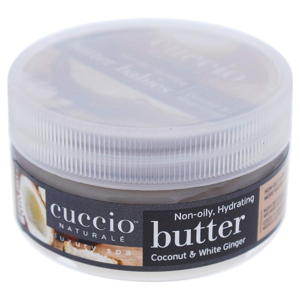 Cuccio Naturalé Butter Babies Coconut & White Ginger - Non-Oily Hydration for Hand, Body, Feet - Energize/Balance - Paraben & Cruelty Free, w/Natural Ingredients & Plant Based Preservatives - 1.5 oz