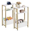 NovaNoka Narrow Side Tables Set of 2 for Small Spaces,