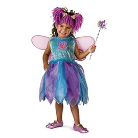Disguise Baby Girl's Sesame Street Abby Cadabby Deluxe Costume, Blue/Purple, 12-18 Months