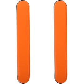 VALICLUD Almohadillas Acolchadas para Apoyabrazos de Silla de Ruedas 2 Piezas, Espuma Ergonómica, Antideslizantes, Color Naranja Distancia Entre Orificios 22.5 Cm, Accesorio para Personas