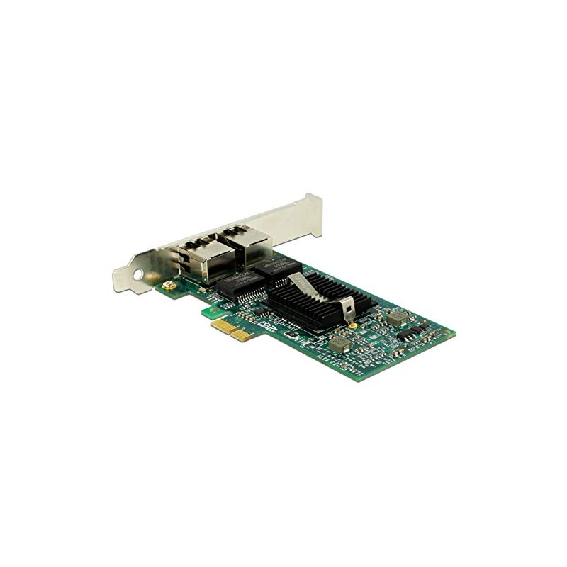 DeLock i82576 PCIe x1 Gigabit LAN 2x RJ45 + Low