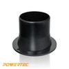 POWERTEC 70298 Dust Port Inlet Flange, 2.5-Inch OD Opening for