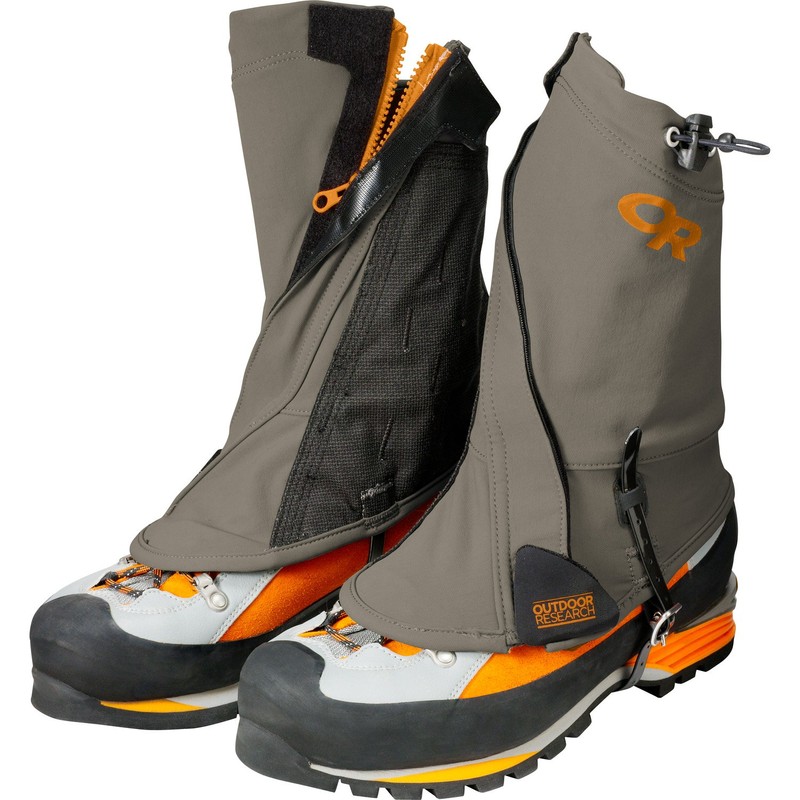 Outdoor Research Men's Endurance Gaiters, Pewter/Ember, Small/Medium