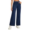 Heathyoga Wide Leg Jeans Woman High Waist Pull On Baggy