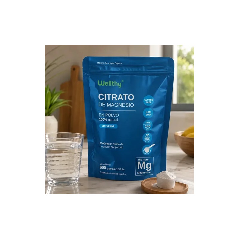 Wellthy Citrato Magnesio 600g