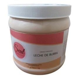Crema Leche De Burra Crema Hidratante 1 Kg. Plástico