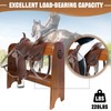 Solid Wood Saddle Rack, Horse Saddle for Western Saddle and