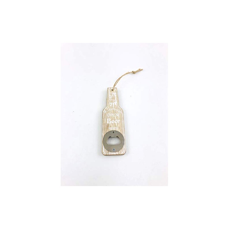 Go Hooked Wood Bottle Opener, Multicolour (BTLOPENERWOODEN)