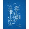 Fire Hydrant Patent Print Blueprint (8" x 10") M14091