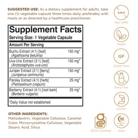 Herbal Water Pill Solgar 100 VCaps