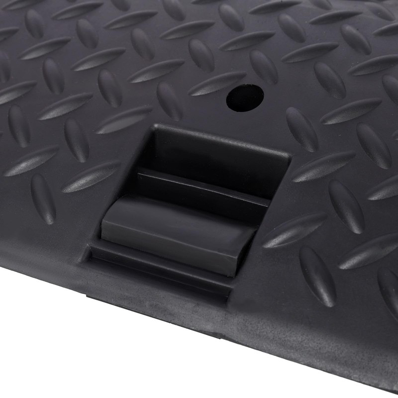 FRITHJILL 2-Pack Car Tire Saver Ramps - Anti-Slip Diamond Plate