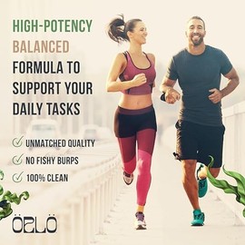 Orlo Omega 3 - Vegan Omega 3 Supplement - Triple Strength Omega3s - Plant Based DHA & EPA Fatty Acids Algae Omega-3 Oil - Sustainable Krill or Fish Oil Alternative (60 Mini Softgels)