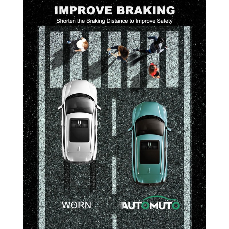 AUTOMUTO Strut Spring Assembly Front Struts Shock Absorber Fit for