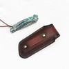 MUZZIOU Shop Knife Sheaths, 5.1" Pocket Knife Sheath for Belt,