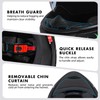 TRIANGLE Full Face Motorcycle Helmet Dual Visor Helmets for Adult
