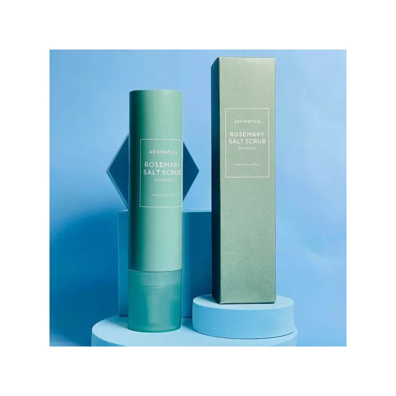 Aromatica 최신상 아로마티카 로즈마리 솔트 스크럽 샴푸 300g New Aromatica