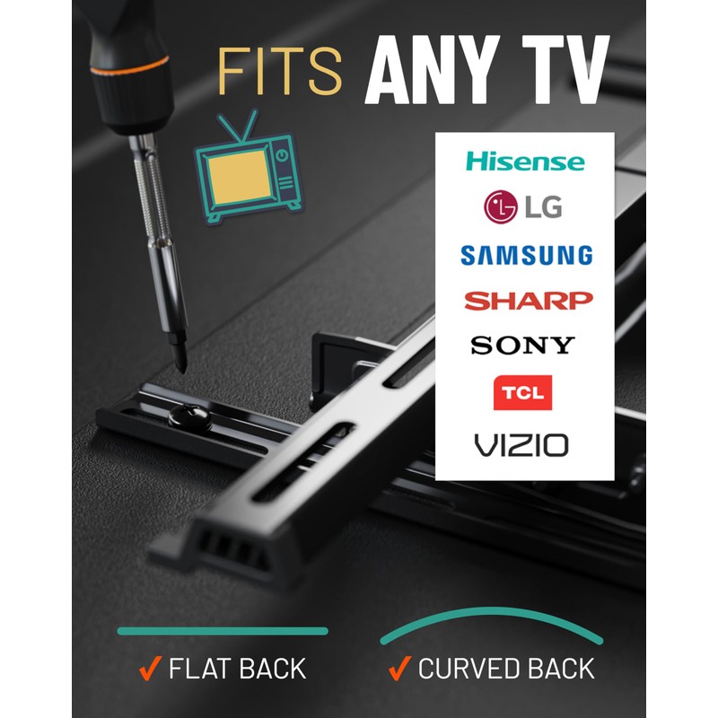 ECHOGEAR Universal TV Mount Hardware Pack - Replacement Hardware Mounting