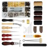 Leather Working Kit DIY Making High Carbon Steel Wooden Handles