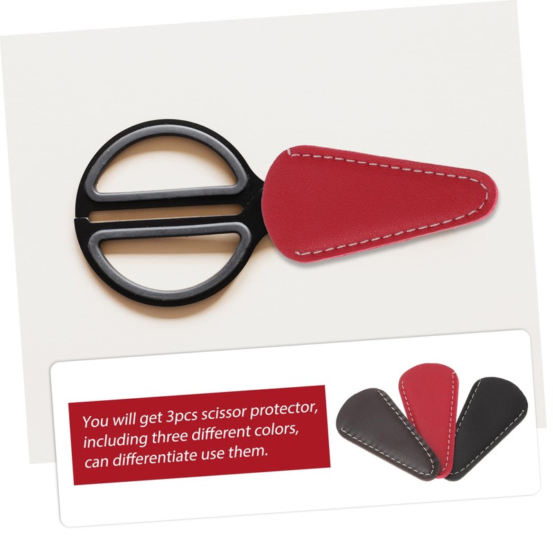 TOVINANNA Scissor Headgear 3pcs Scissor Covers Safety Bag for Scissors