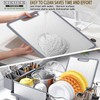 Titanium Cutting Board Double-sided non-slip silicone edging Pure Titanium Cutting
