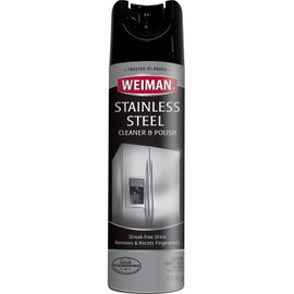 Weiman Stainless Steel Cleaner & Polish Aerosol, 17 fl oz