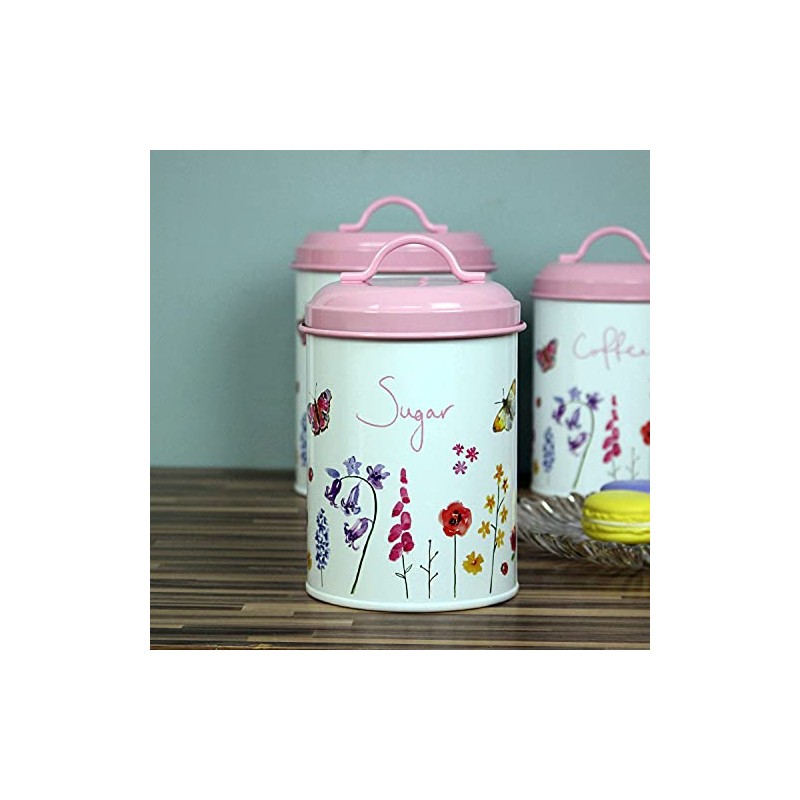 Butterfly Garden Sugar Canister