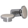 LASCO 03-5053 Adjustable Plastic Ends One Pair Shower Rod Holder,