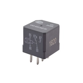 HELLA 4RD 933 332-601 Relay, main current - 12V - 5-pin connector - Changeover Contact - Quantity: 1