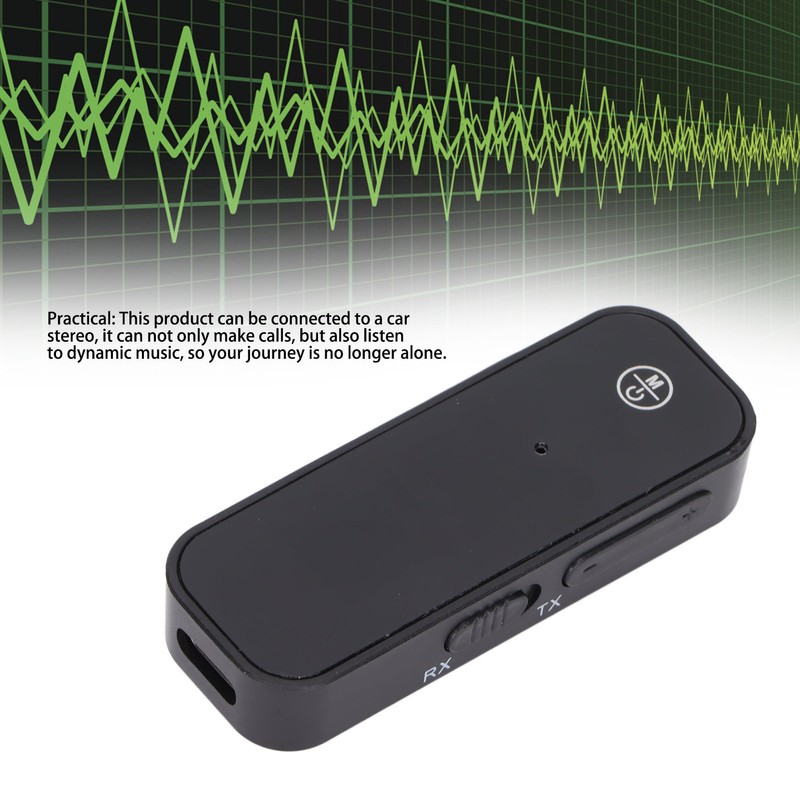 BT 5.0 Transmitter and Receiver Hand Free Chargable 2 in