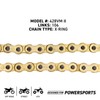 NICHE Gold 428 X-Ring Chain 106 Links With Connecting Master