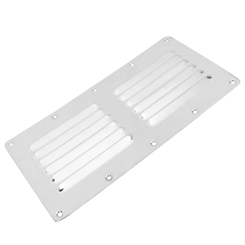 Boat Louvered Vent Rustproof 304 Stainless Steel Marine Ventilation Grille