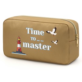 Jielahua Summer Vacation Gift Fun Travel Cosmetic Bag Travel Beach Accessories Beach Makeup Bag Cruise Lovers Gifts for Women Beach Themed Gifts for Women Besties Friend Christmas Vacation Gift