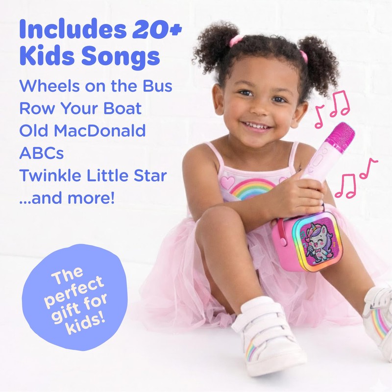Move2Play, Karaoke Machine for Kids | Includes 20+ Kid Songs