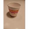 Dunkin' Donuts ONE Dunkin Donuts 4OZ White Paper Store Coffee