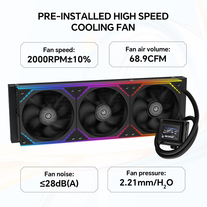Thermalright FW360 SE ARGB V2 360mm AIO Liquid CPU Cooler,