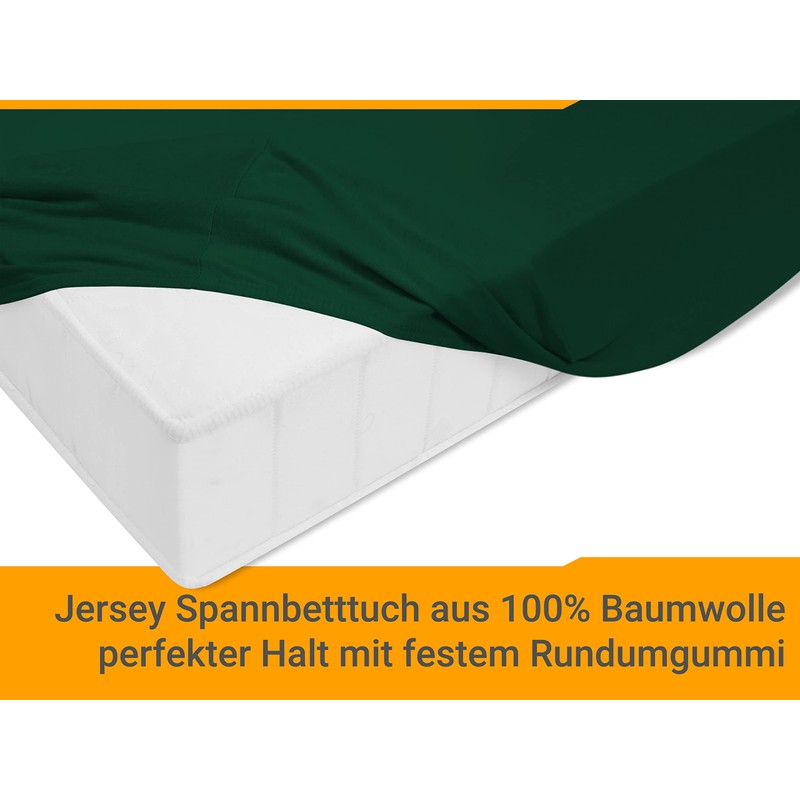 Classic Jersey Fitted Sheet Available In 34 Colours and 6