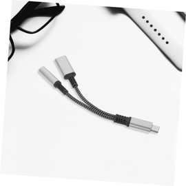 OSALADI USB c to Audio Fast Charging Port Compact Headphone Splitter for Laptop and Mobile Devices Design for and Everyday Use