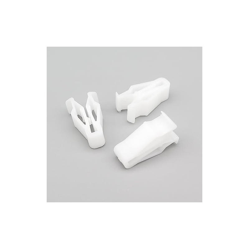 VVO Fasteners Plastic Dashboard and Fascia Trim Clip, White (Pack