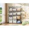 HOMIDEC Closet Organizer, 12-Cube Closet Organizers and Storage, Portable Closet