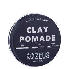 ZEUS Clay Pomade, Firm Hold, 4 Ounce