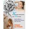 AquaMystic Luxury Shower Head Set - 10 Modes, Stainless Steel,