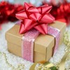 MECCANIXITY 8 Inch Large Gift Bow Glitter Self Adhesive Christmas