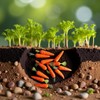 Nlinlin 30 Pcs Mini Easter Decor Carrots Realistic Fake Fruit