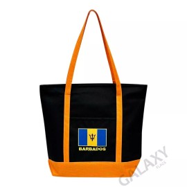 Unbranded Barbados Flag Tote Bag / Barbados Flag / Barbados Country Flag Tote Bag
