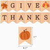 Konsait Give Thanks Hanging Banner Thanksgiving Party Pennant Bunting Garland
