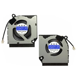 JISHIYUFS New CPU+GPU Computer Fan, Processor Cooler for Acer Predator PH315-53-72XD AN515-55 AN515-56 AN515-57 AN515-45 Series DFS5K223052836 FMAQ DFS531005PL0T FML9 DC55 V 0.5A