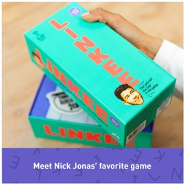 Linkee: Nick Jonas Edition: Family Quiz Board Game for Adults and Teens, Perfect For Family Game Night