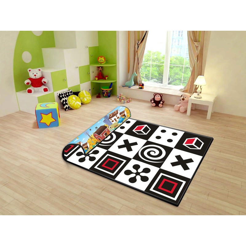 Prince Lionheart Baby Playmat Two-Sided Kids developMAT Nursery Essencials Gift